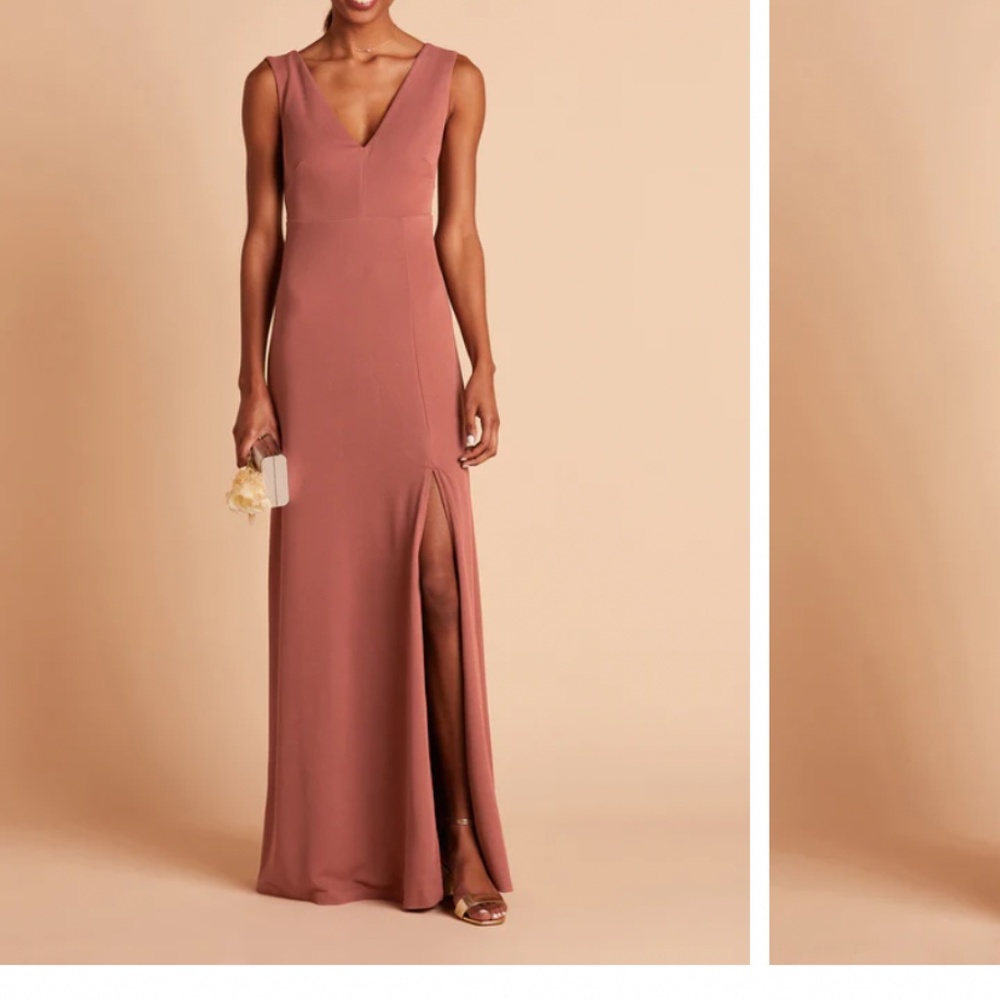 COPY - Birdie Grey Shamin Crepe Desert Rose dress